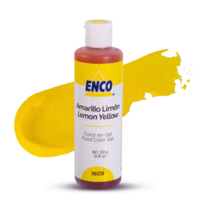 Color Amarillo Limon En Gel 1609