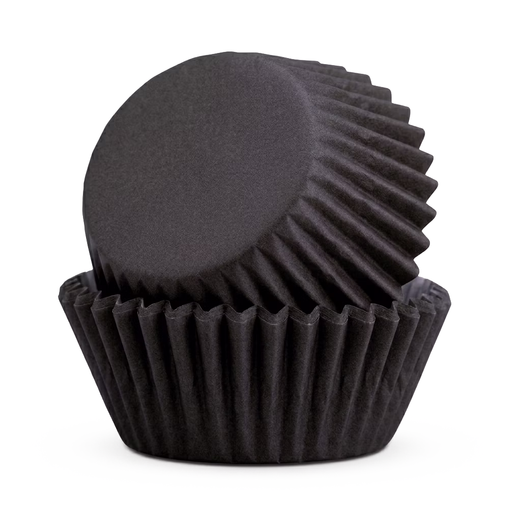 capacillos negros #72 para cupcakes