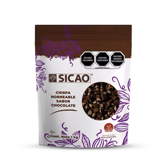 chispa horneable sabor chocolate sicao