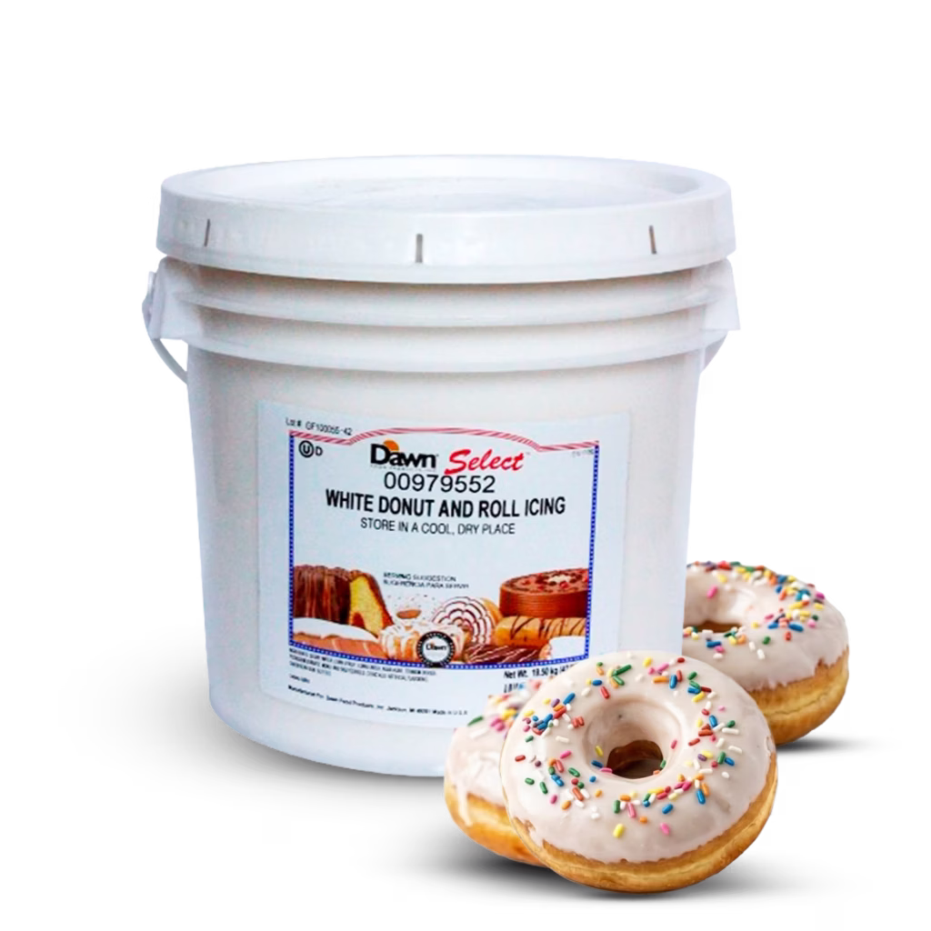 Icing blanco para donas Dawn para glaseado y decoración profesional