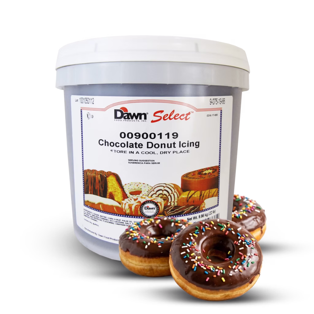 Icing chocolate para donas Dawn para glaseado y decoración de donas