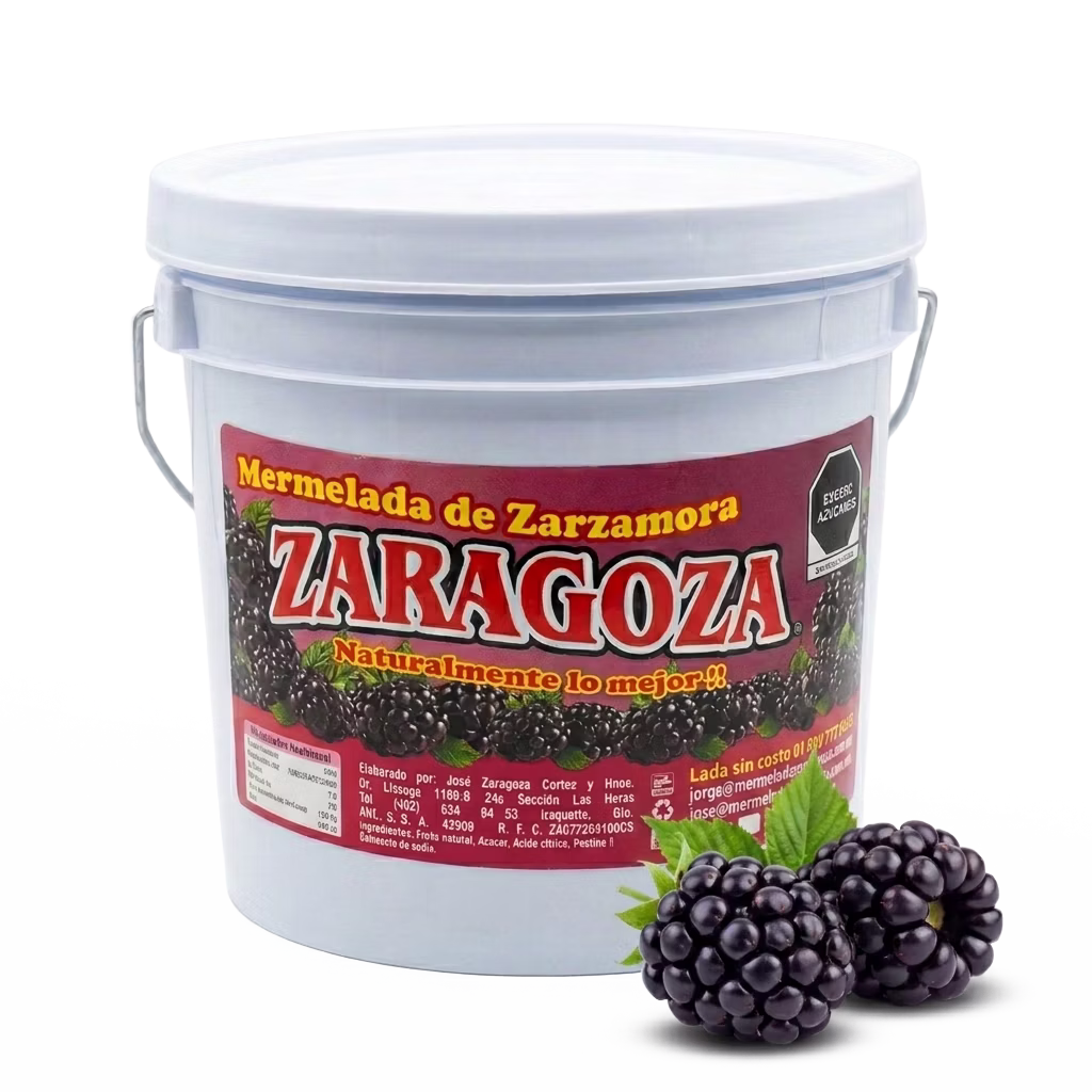 Mermelada de zarzamora Zaragoza ideal para rellenos y coberturas en repostería.