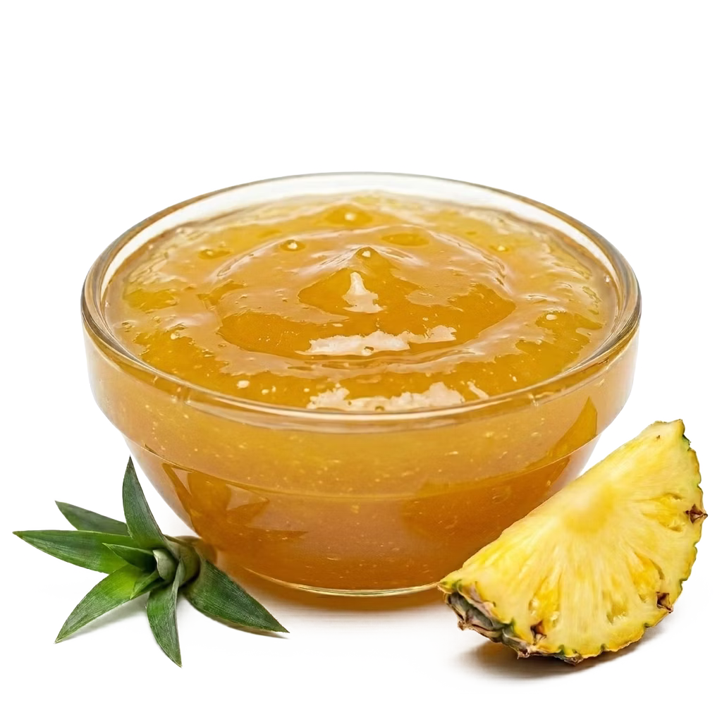 Mermelada de piña Zaragoza ideal para rellenos, postres y consumo diario.