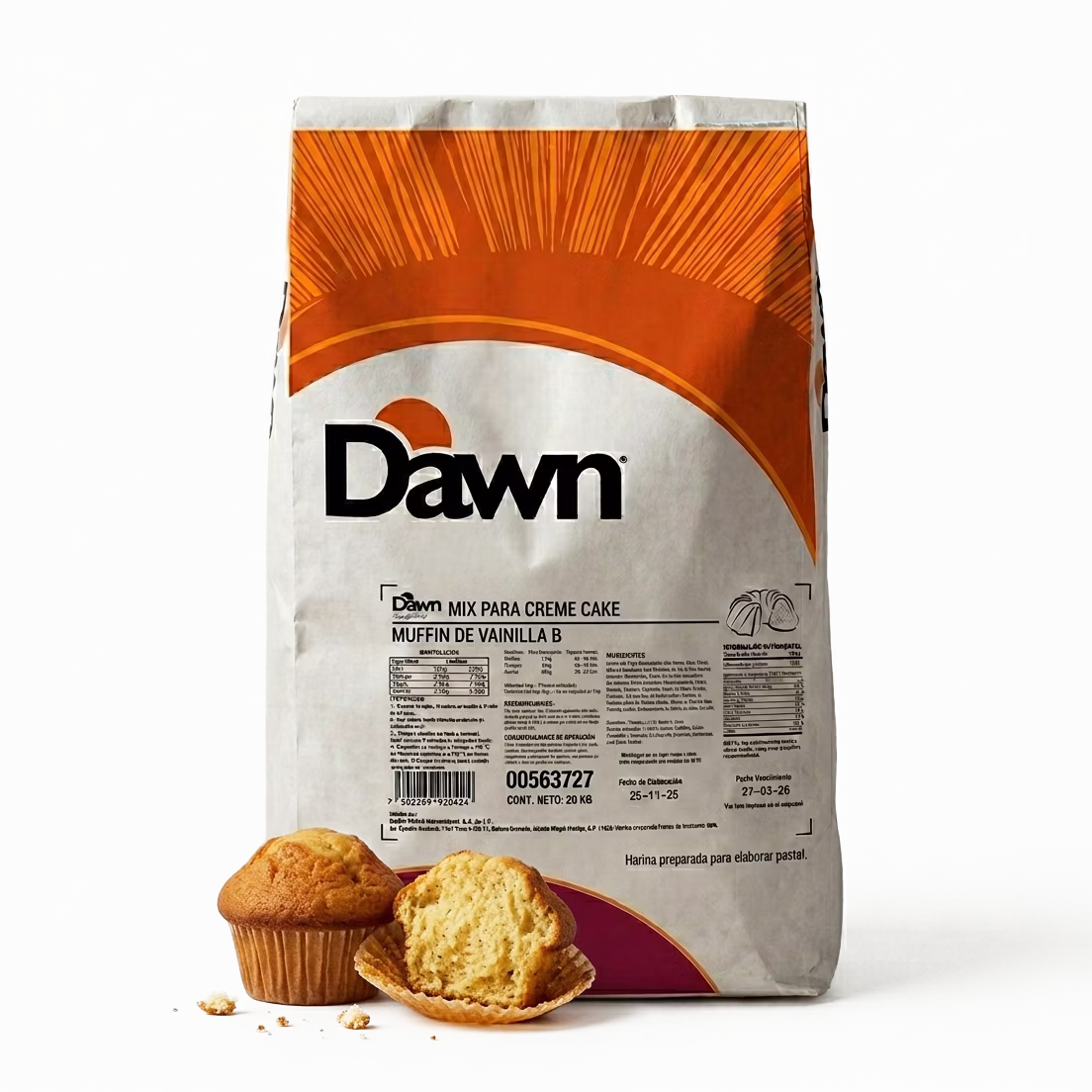 MUFFIN VAINILLA DAWN FOOD