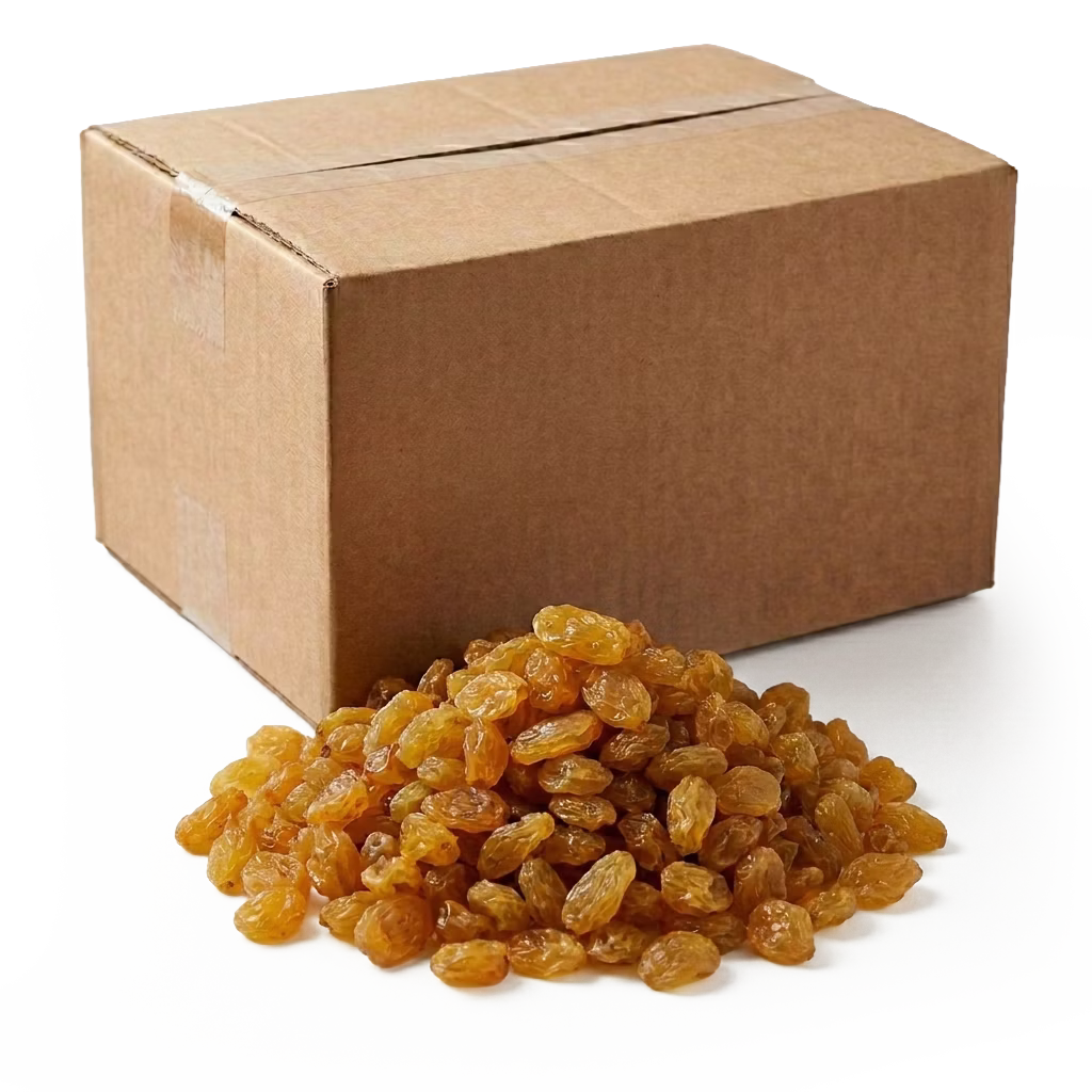 Pasas Golden NTD ideales para panadería, repostería y snacks. Aportan dulzor natural, textura suave y una atractiva apariencia dorada en múltiples recetas.