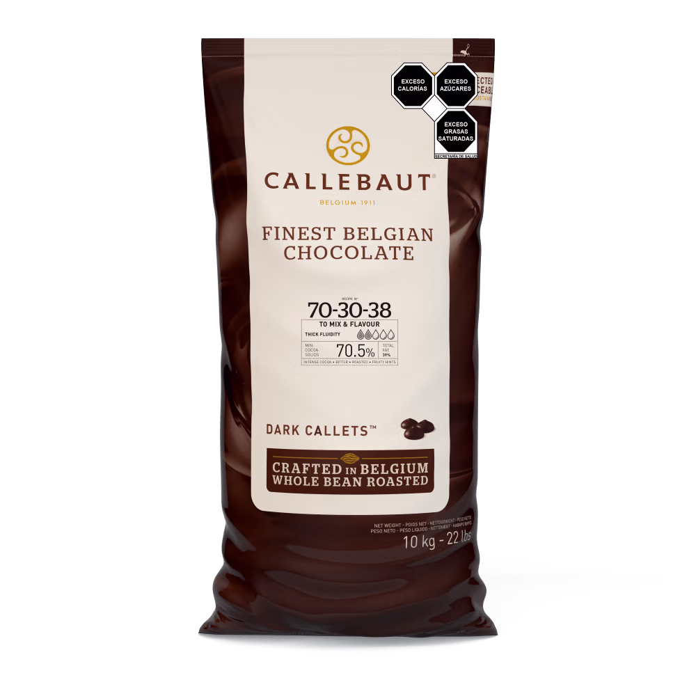 cobertura amarga 70% Callebaut chocolate repostería profesional