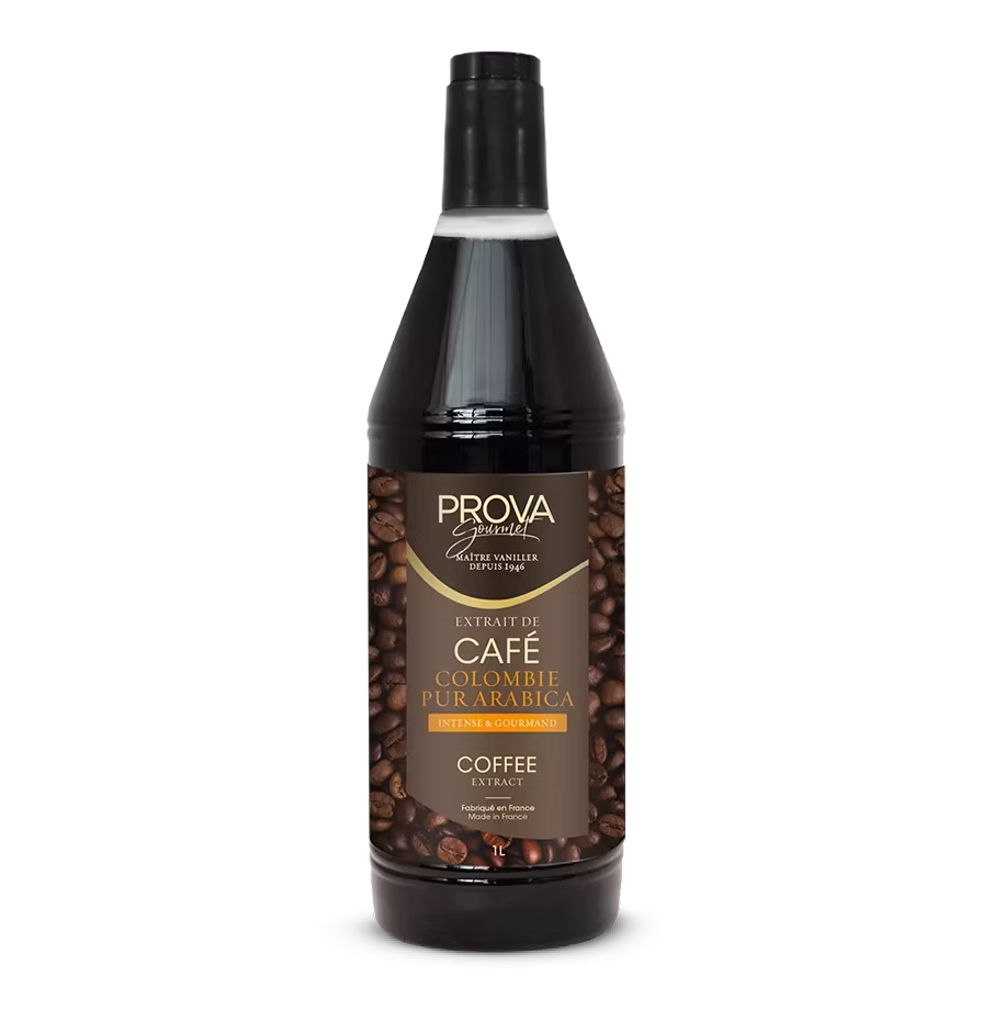 Extracto de café arábica Prova ideal para repostería y bebidas.