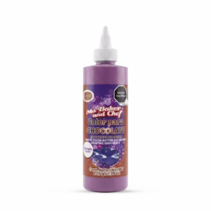 COLOR PARA CHOCOLATE METALICO MORADO EN MANTECA 220GR