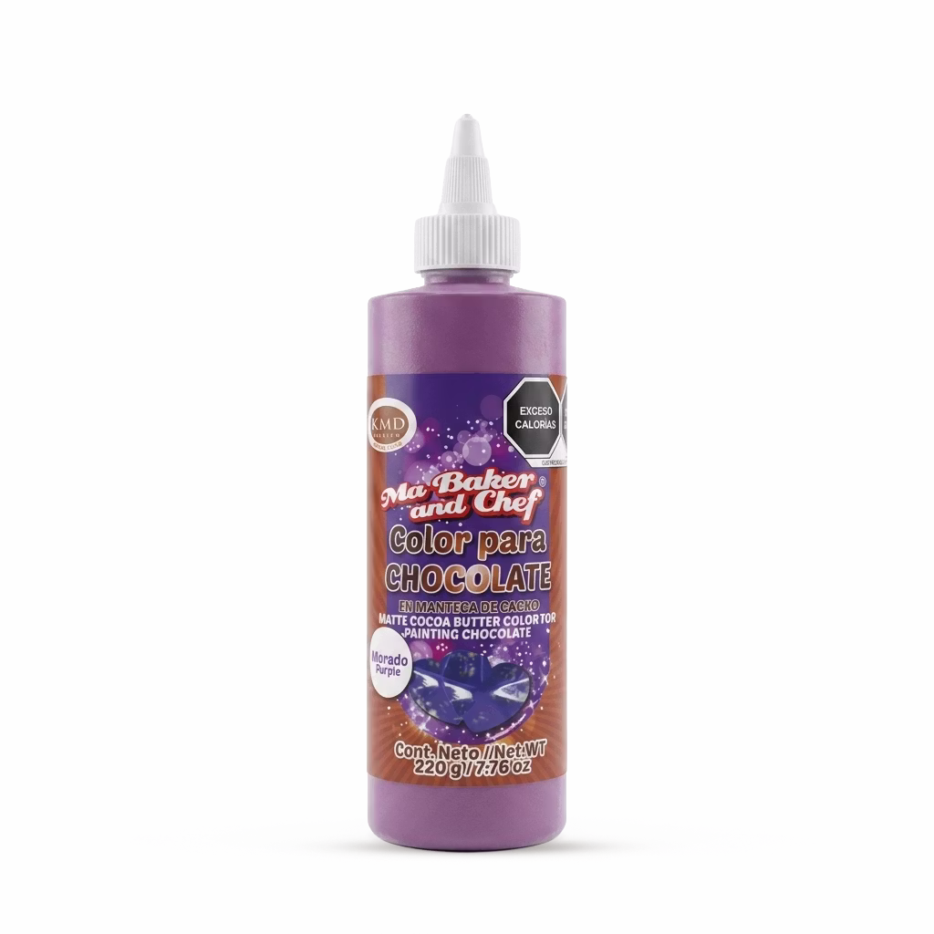 Color para Chocolate Metálico Morado en Manteca