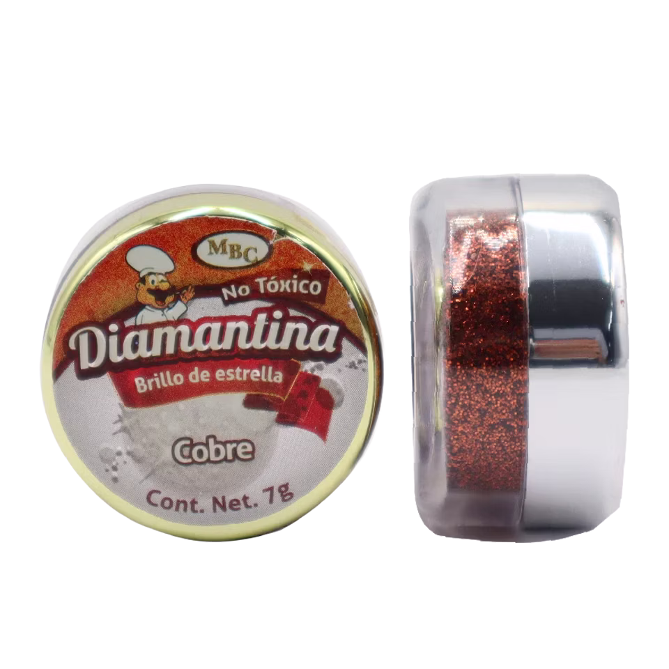 brillo de estrella cobre para repostería