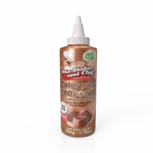 COLOR PARA CHOCOLATE METALICO COBRE EN MANTECA 220 Gr