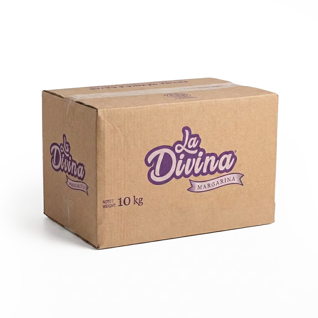 Margarina La Divina ideal para panadería, repostería y productos horneados. Aporta textura, suavidad y excelente rendimiento en múltiples aplicaciones.