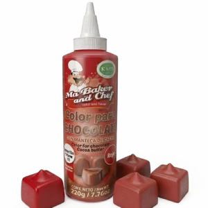 COLOR PARA CHOCOLATE EN MANTECA DE CACAO ROJO 220GR