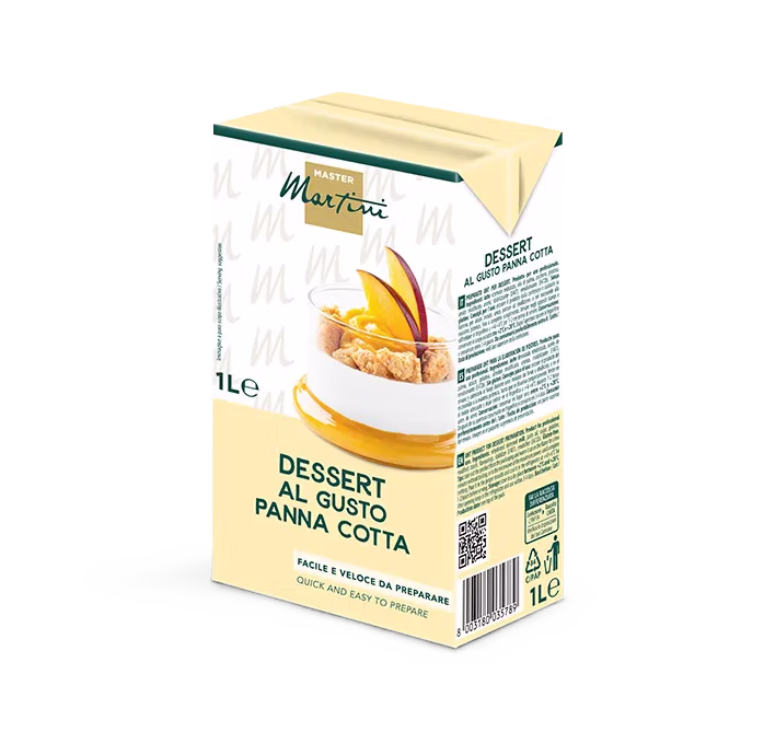 panna cotta Master Martini mezcla para postres cremosos