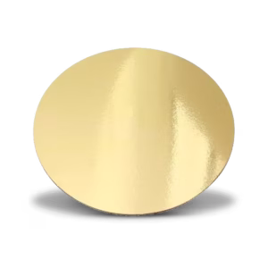 BASE DE CARTON DORADA 12 cm