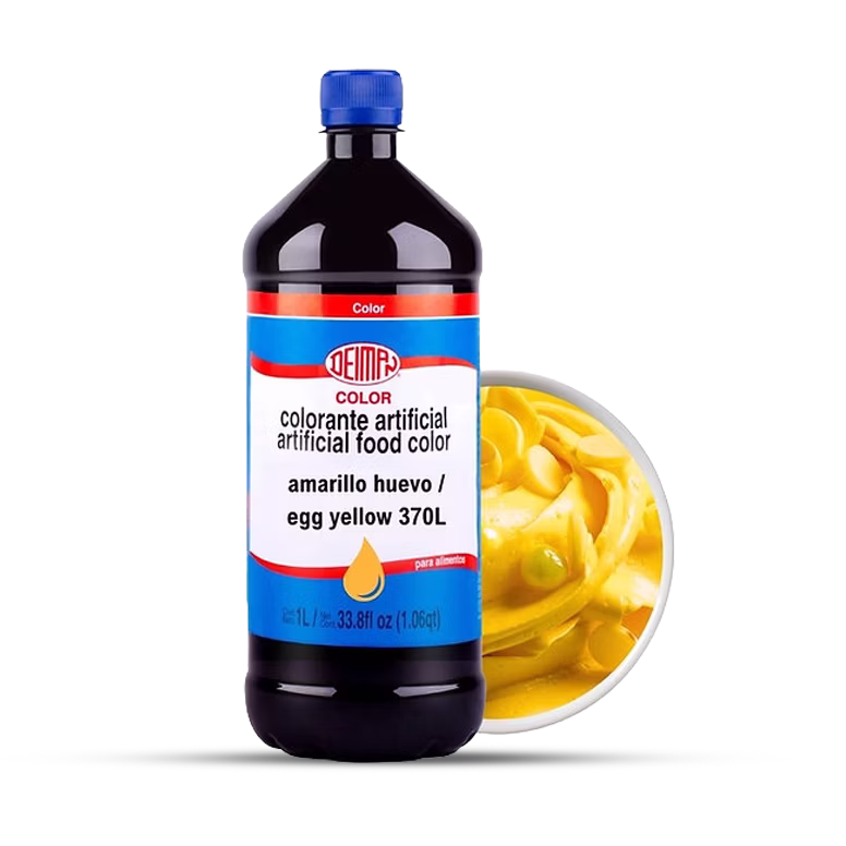 colorante amarillo huevo líquido para repostería