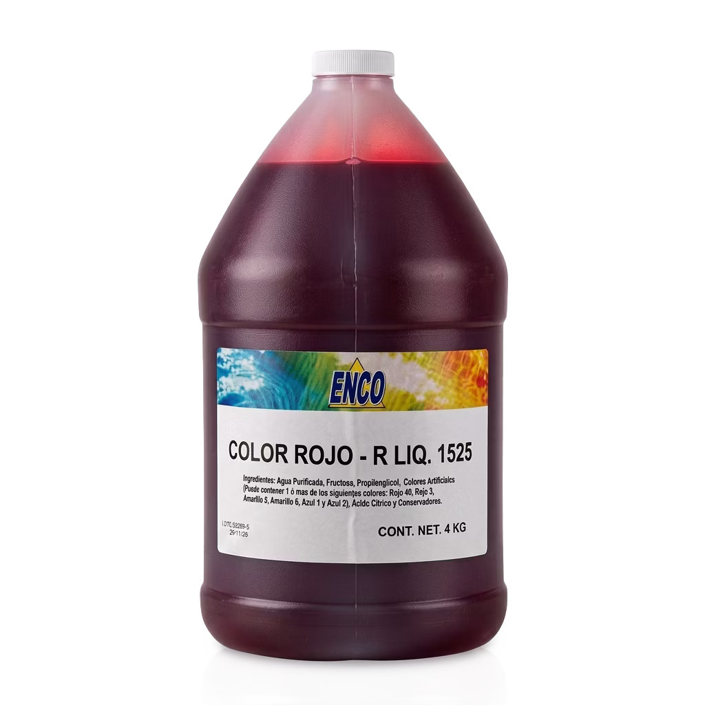 COLOR ROJO R LIQUIDO 1525N