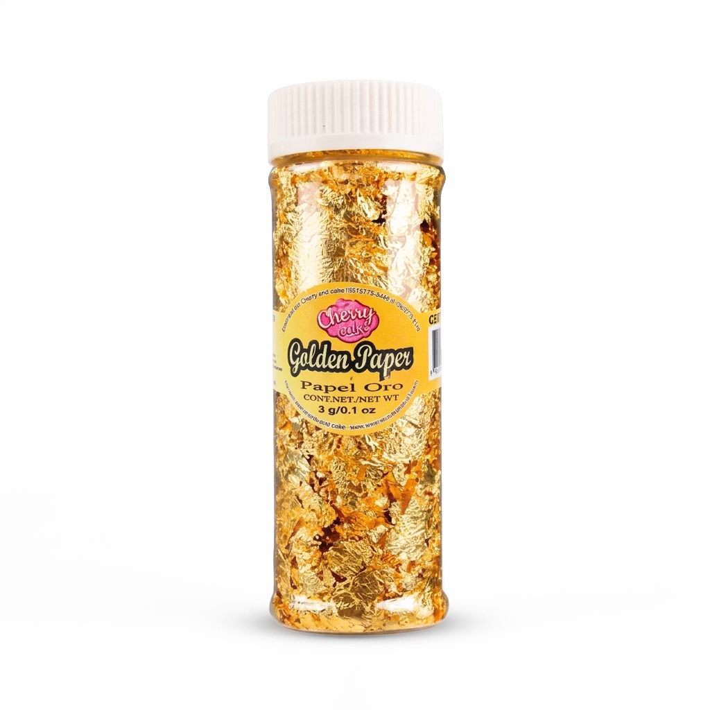 hojuelas metalizadas Cherry and Cake para decoración de postres