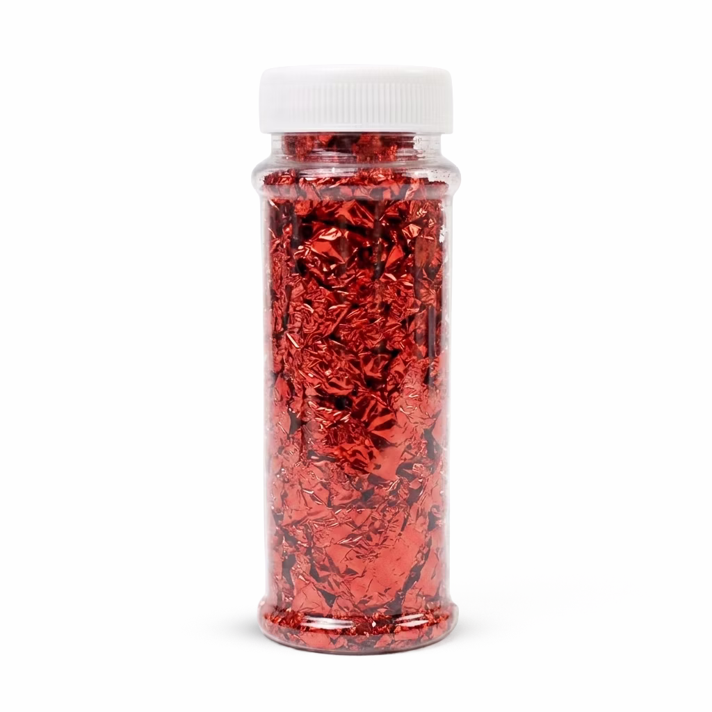 hojuelas metalizadas rojo Cherry and Cake decoración repostería