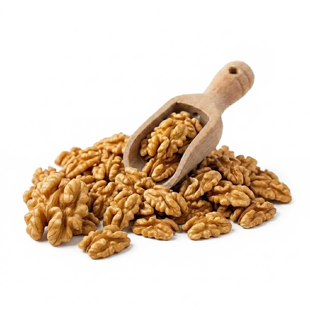 Nuez Castilla pelada en mitades NTD ideal para repostería y panadería.