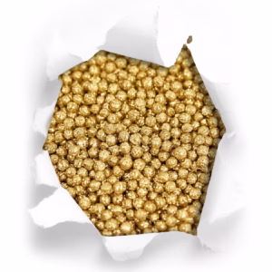 Perla Diamantada Baby Color Oro