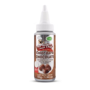 COLOR PARA CHOCOLATE METALICO PLATA EN MANTECA DE CACAO