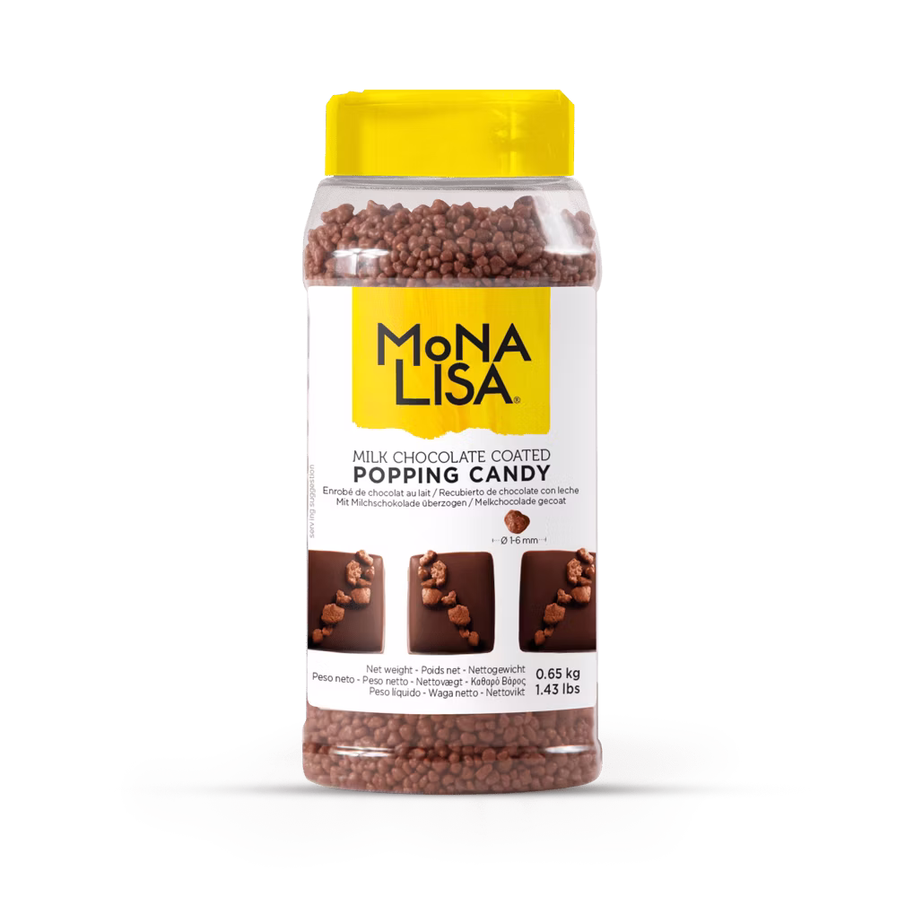 popping candy chocolate con leche decoración repostería