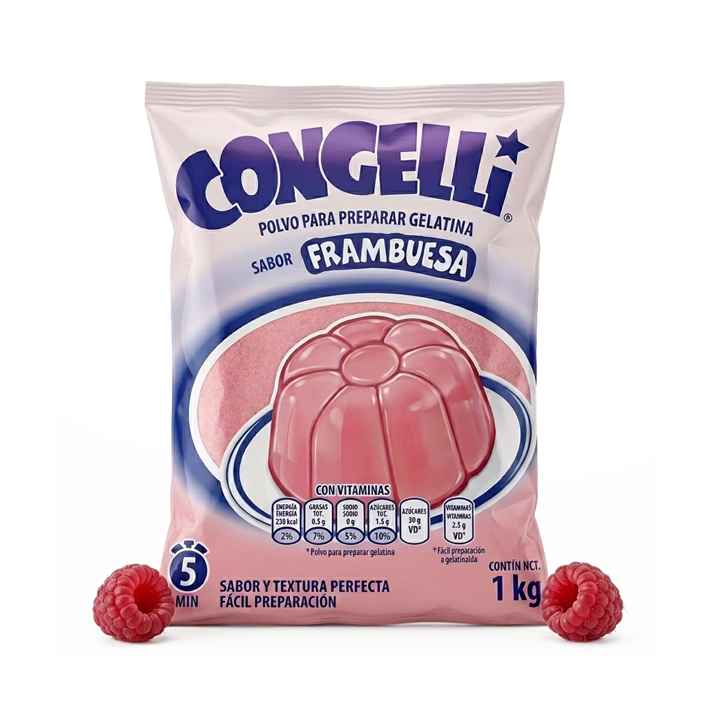 GELATINA CONGELLI FRAMBUESA