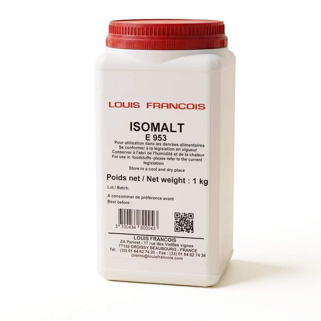 Isomalt Gallia Louis François ideal para decoraciones en azúcar, esculturas comestibles y pastelería artística con acabado brillante y resistente a la humedad.
