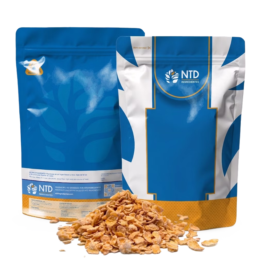 Hojuela Azucarada NTD cereal de hojuelas de maíz crujientes