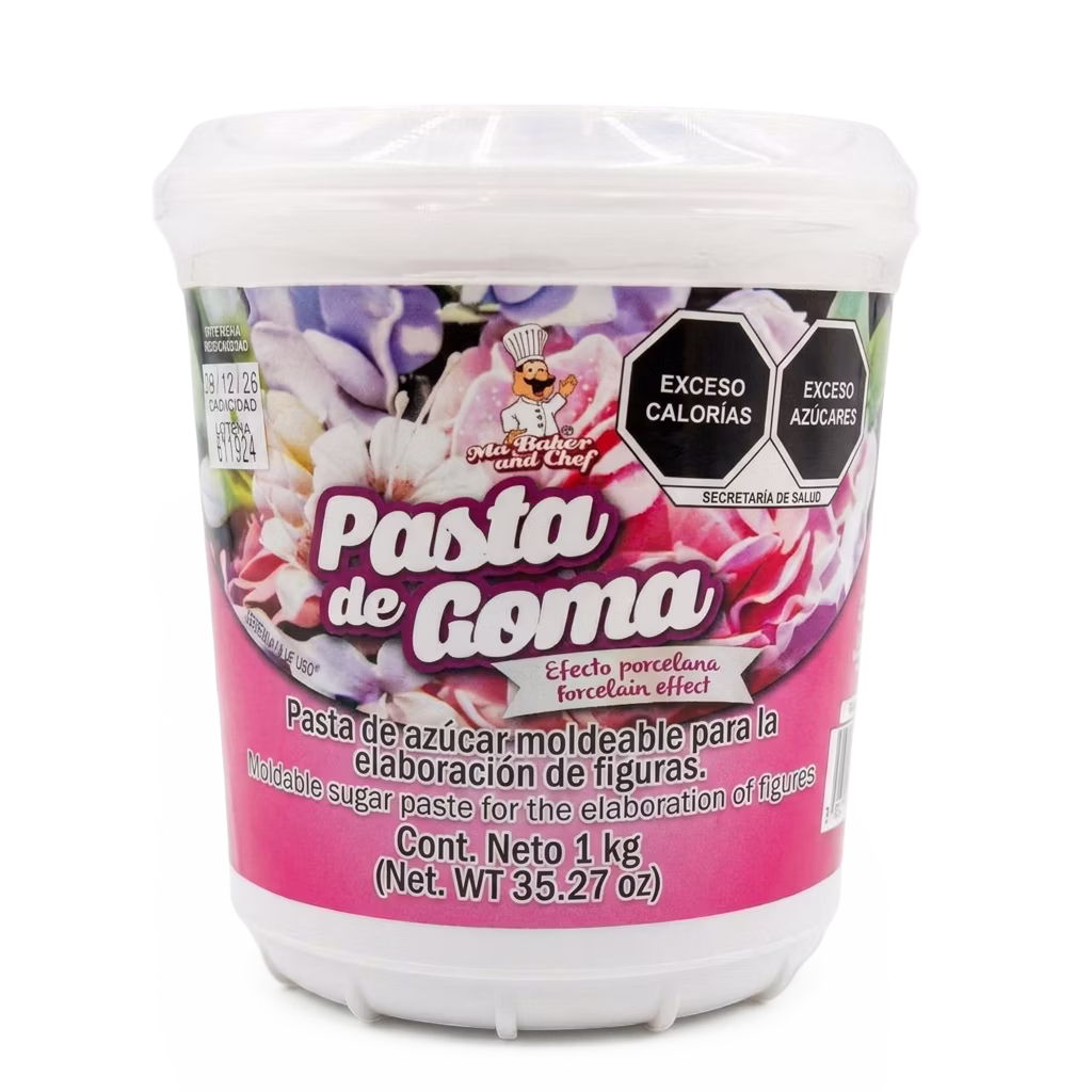 Pasta de Goma Ma Baker para flores y figuras de repostería